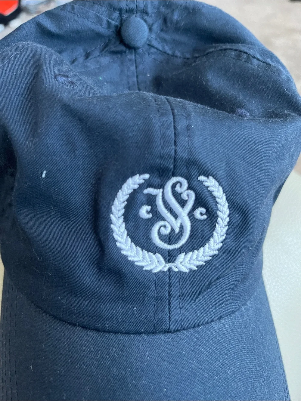 Saucon Valley CC Baseball Cap with Embroidered Crest   Adjustable.